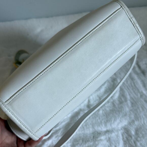 Vintage Coach Metropolis Zip Bag White 9087 Shoulder Bag Crossbody - Picture 3 of 10